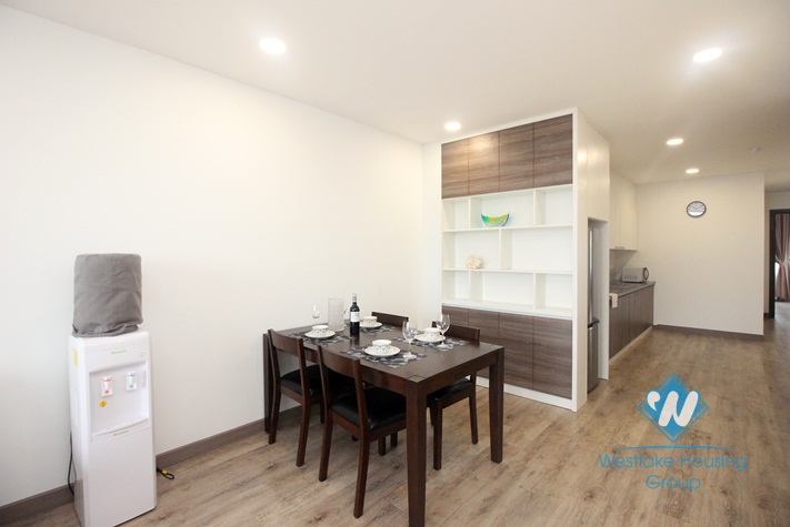 Lake view 2 bedrooms apartment with morden equiped for rent in Tay Ho area.